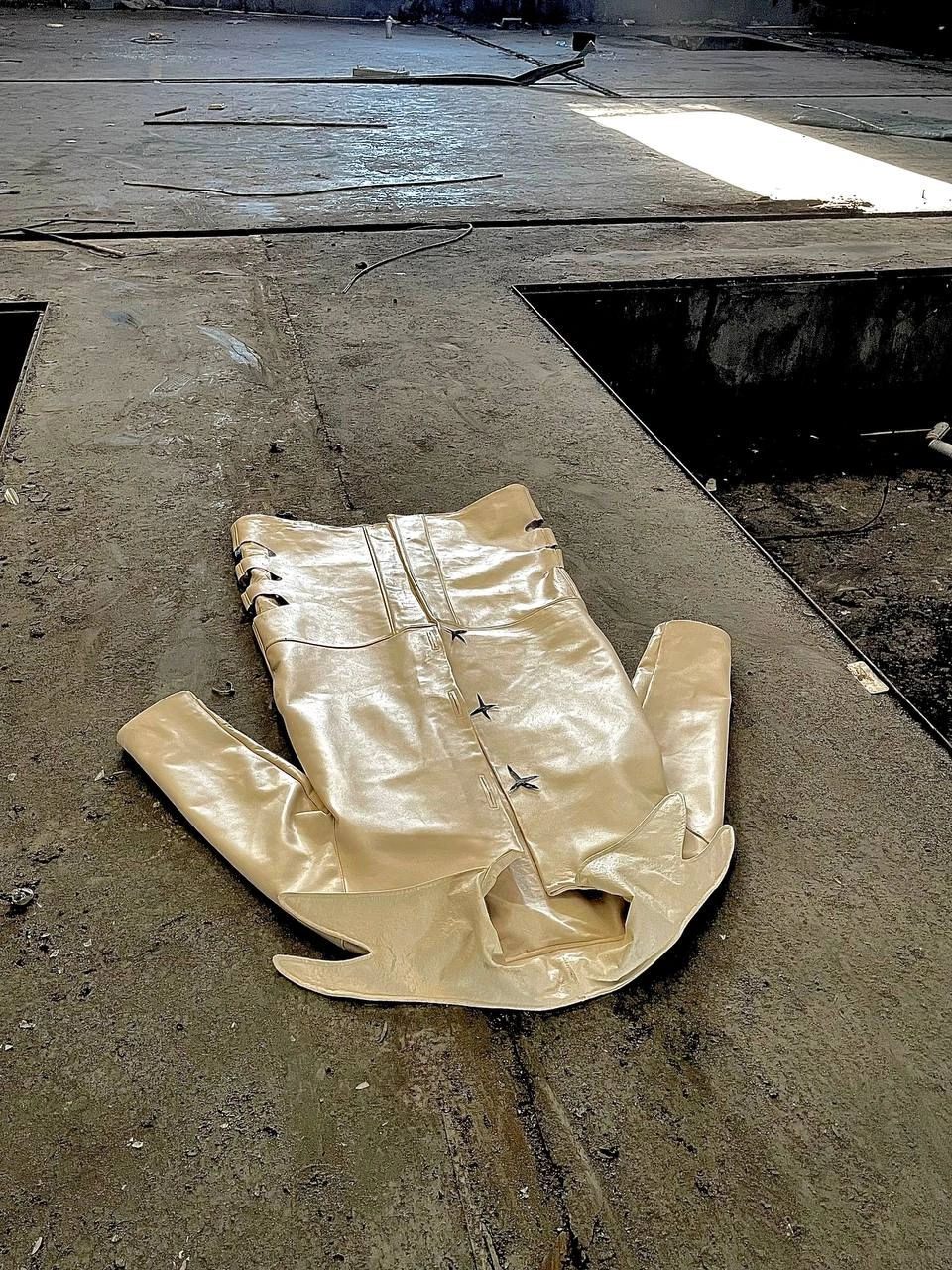 Leather Trench Coat «The Process of Becoming Samson», image 5
